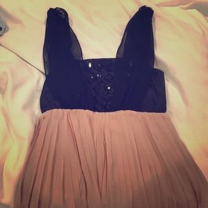 Sleeveless sheer top